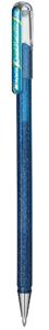 Pentel Dual Metallic Gel Roller - blauw/turquoise