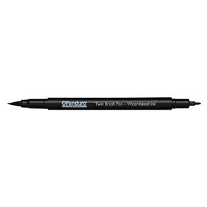 Panduro Twin brushpen - zwart