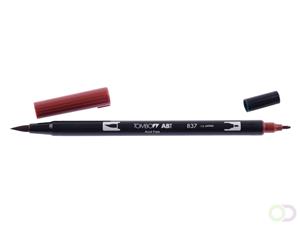 Tombow ABT Dual Brush Pen - 837 wine red