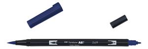 Tombow ABT Dual Brush Pen - 569 jet blue