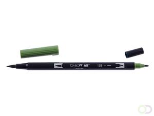 Tombow ABT Dual Brush Pen - 158 dark olive