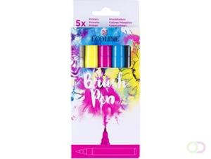Royal Talens Ecoline Brush Pen set - 5 stuks - primair