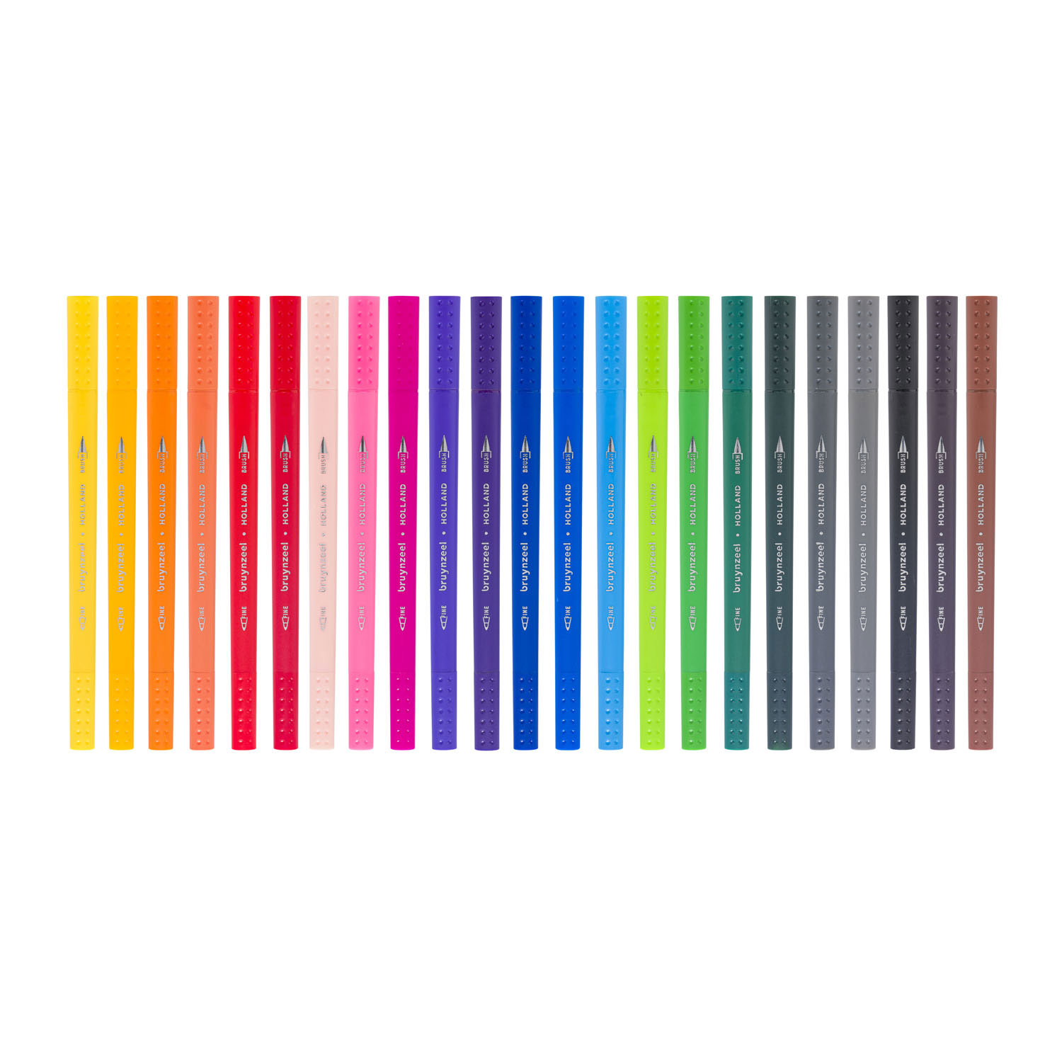 Bruynzeel Creatives - fineliners/brushpens - 24 stuks