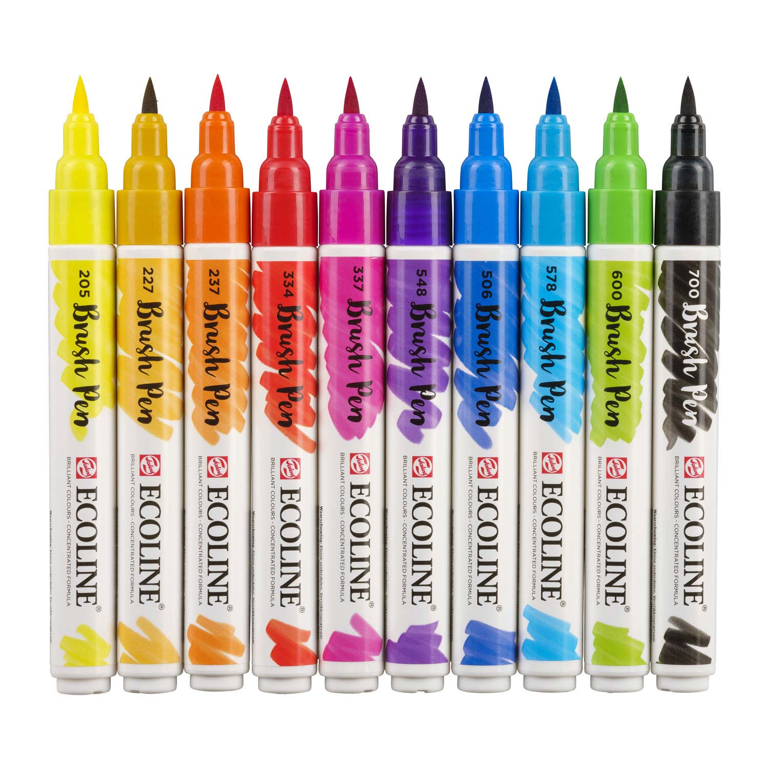 Royal Talens Ecoline Brush Pen set - 10 stuks - primair