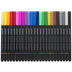 Panduro set twintip brushpennen - 24 stuks