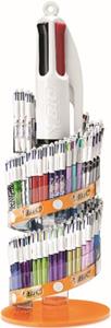 Bic Colours Family 4-kleurenbalpen, geassorteerde kleuren, display van 204 stuks