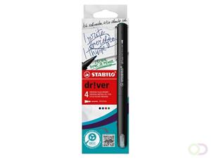 STABILO Fineliner dr!ver, medium, 4er Kartonetui