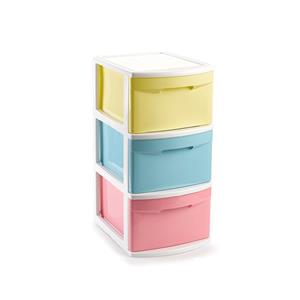 PlasticForte Ladekast - kunststof - 3 lades - 39x58.5 cm - ladeblok -