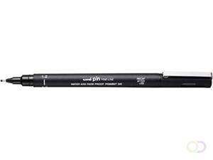 Uni-ball Uni Pin fineliner, ronde punt, 1,2 mm, zwart