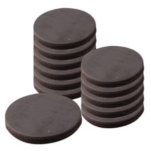 Merkloos Magneten - 12x - zwart - rond -18 mm - koelkast/whiteboard magneetjes -