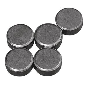 Rayher hobby materialen Magneten rond - grijs - 5x stuks - 13 x 5 mm - Hobby artikelen -