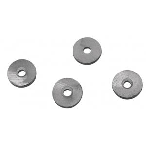Rayher hobby materialen Rayher hobby 5x ronde magneten met gat - zilver - 20 x 5 mm - Magneten - knutselen -