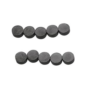 Rayher hobby materialen 20x ronde hobby/knutsel/koelkast magneten 8x4mm -