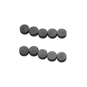 Rayher hobby materialen 50x ronde hobby/knutsel/koelkast magneten 8x4mm -