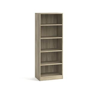 Huisenthuis.nl Hoge open kast Edwin Sonoma 55x36x148 cm