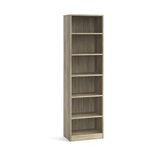 Huisenthuis.nl Hoge open kast Edwin Sonoma 72x36x194 cm