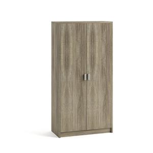 Huisenthuis.nl Hoge dichte kast Edwin Sonoma 55x36x194 cm