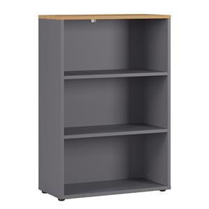 Huisenthuis.nl Lage brede kantoorkast Ergonoma Eiken