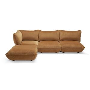 Fatboy sumo corner sofa velvet recycled almond