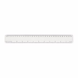 Merkloos Transparant liniaal 30 cm -