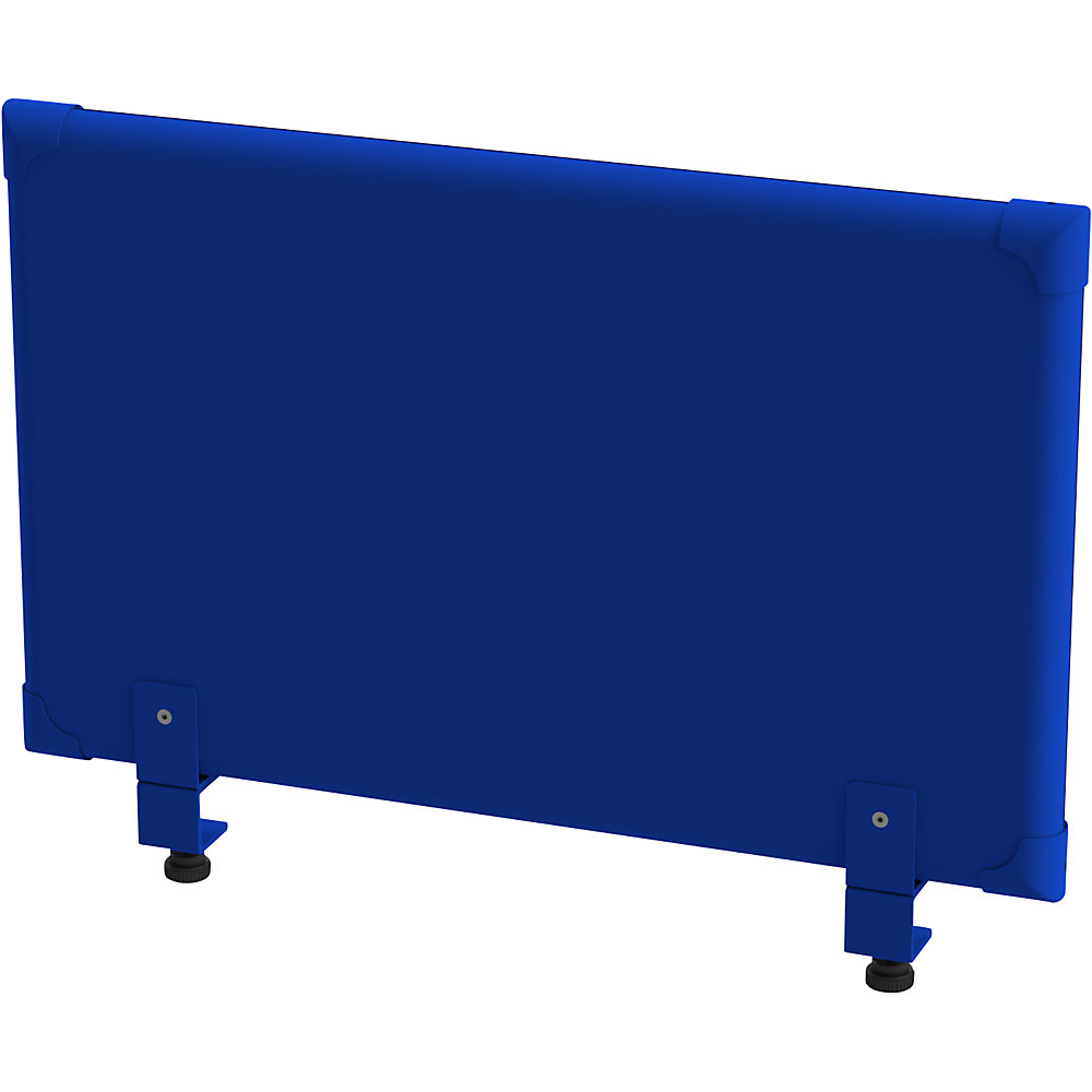 Eurokraft pro Akoestisch bovenpaneel voor op de tafel, hoogte 450 mm, breedte 800 mm, blauw