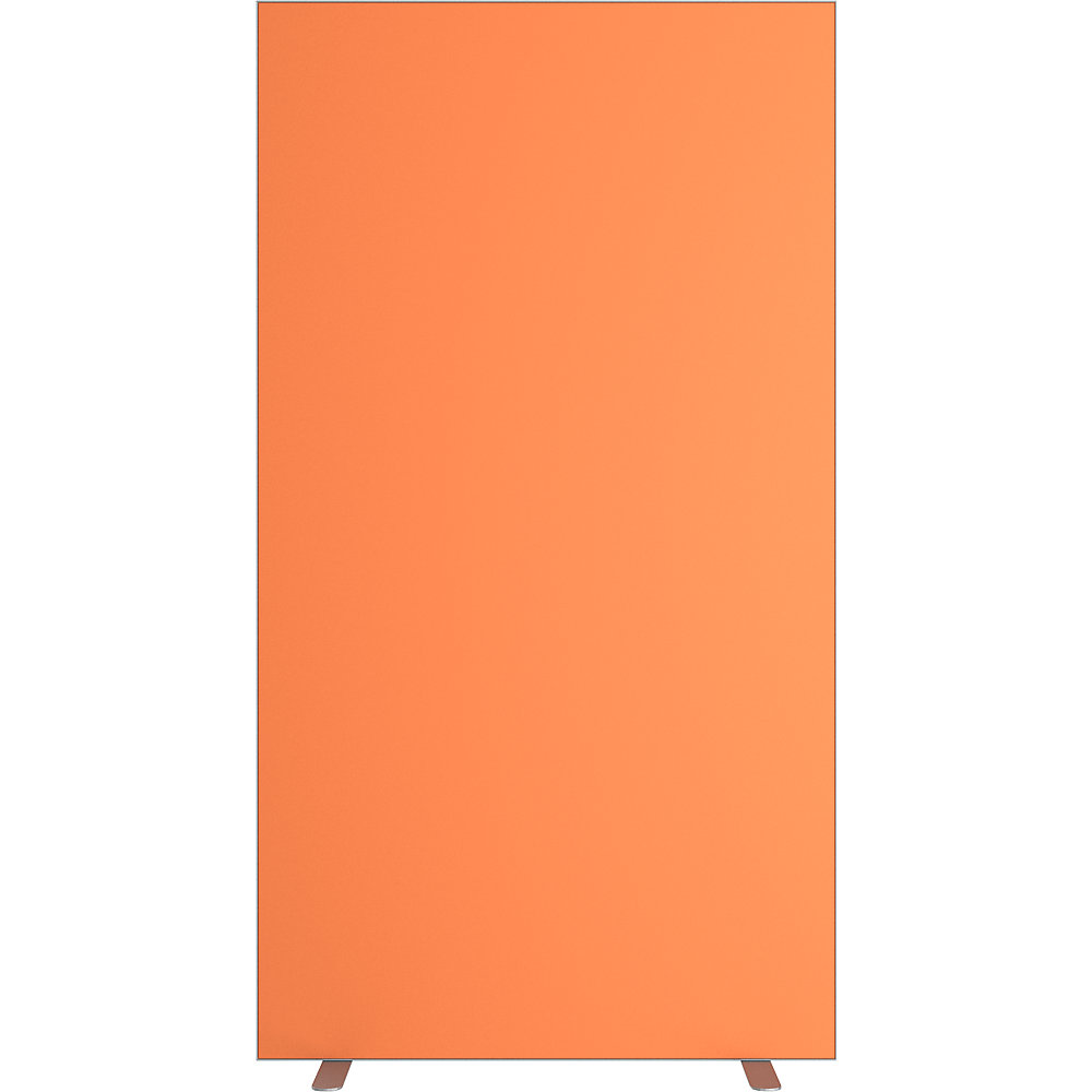 EasyScreen Scheidingswand , h x d = 1740 x 390 mm, oranje, breedte 940 mm