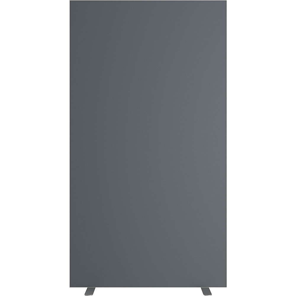 EasyScreen Scheidingswand , h x d = 1740 x 390 mm, antraciet, breedte 940 mm
