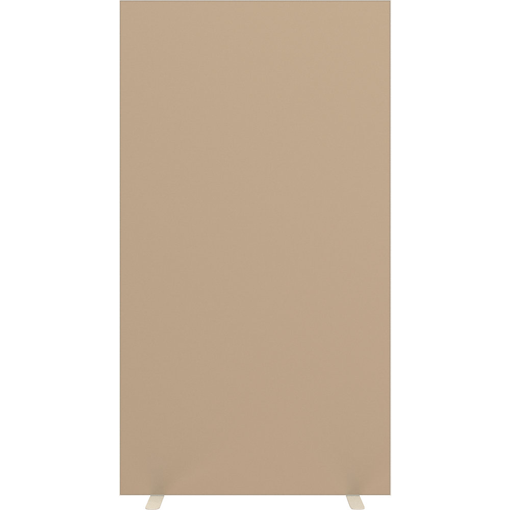 EasyScreen Scheidingswand , h x d = 1740 x 390 mm, met geluidsisolatie, zand, breedte 940 mm