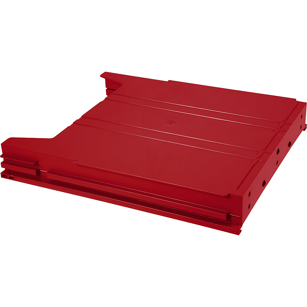 Muursorteerder BIG, voor A4-formaat, vulhoogte 34 mm, opbergvak rood