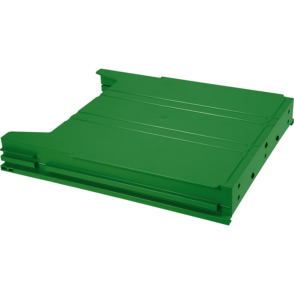Muursorteerder BIG, voor A4-formaat, vulhoogte 34 mm, opbergvak groen