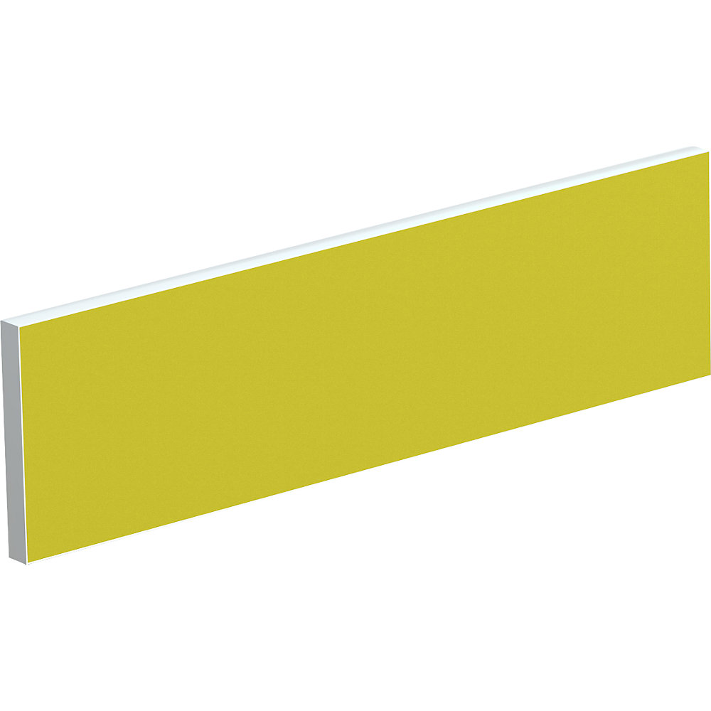 EasyDesk Scheidingswand voor teambureaus, breedte 1600 mm, bekleding groen