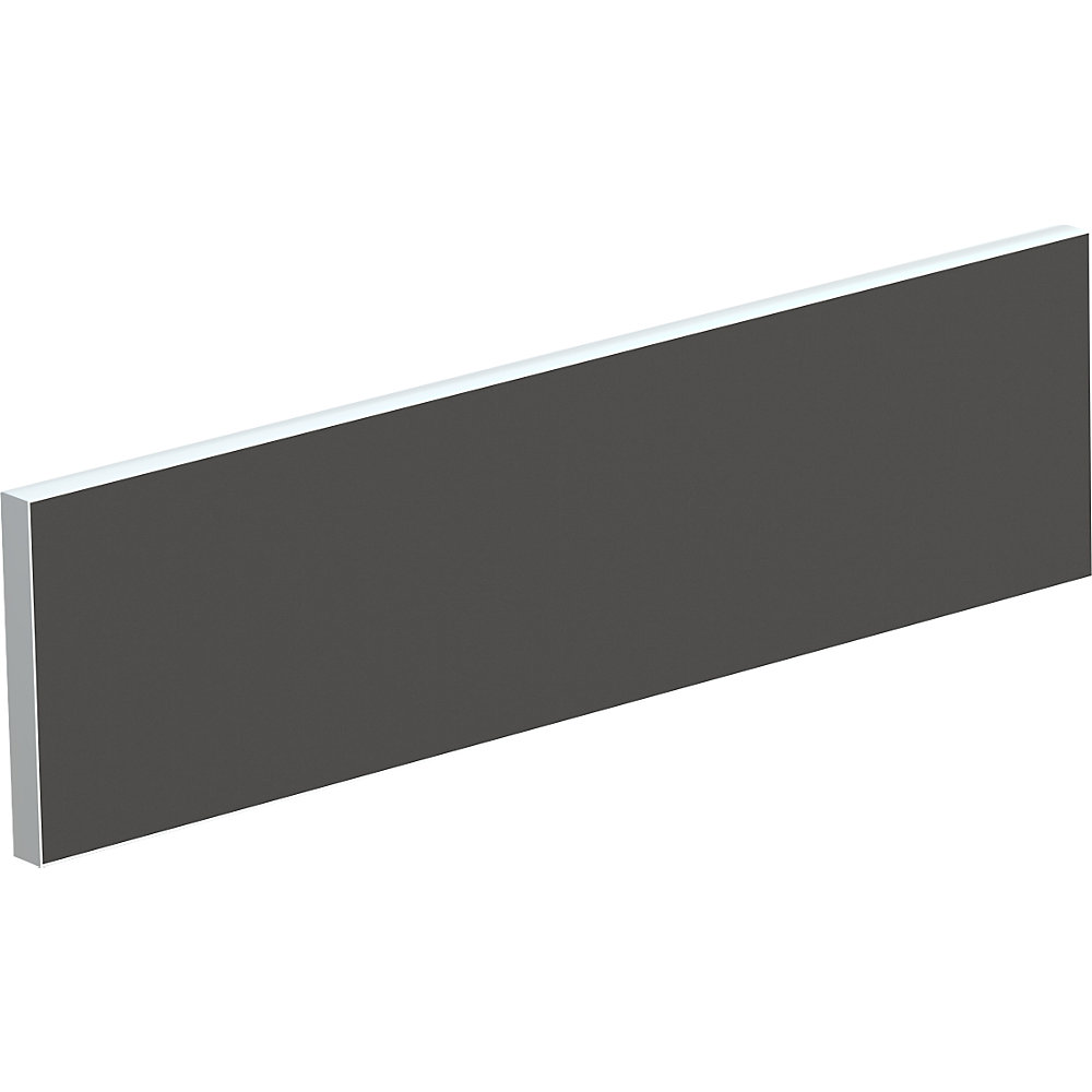 EasyDesk Scheidingswand voor teambureaus, breedte 1400 mm, bekleding antraciet