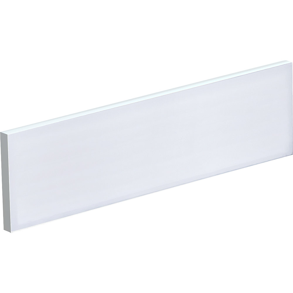EasyDesk Scheidingswand voor teambureaus, breedte 1600 mm, bekleding wit