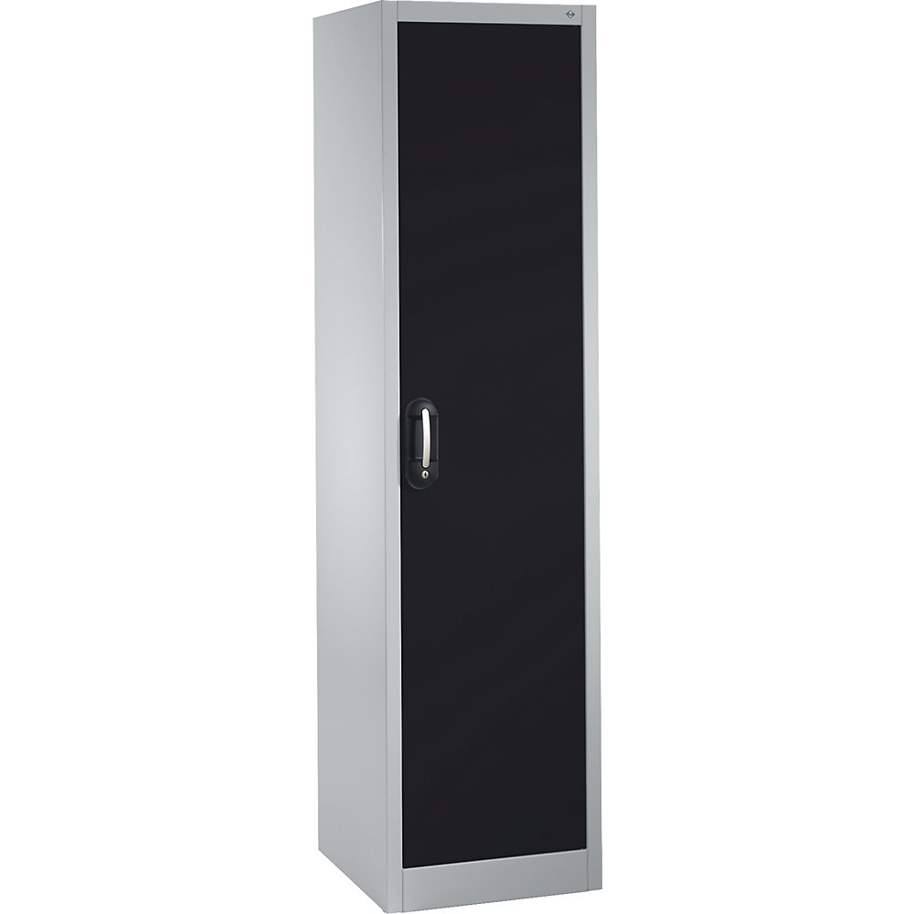 C+P ACURADO universele kast, b x d = 500 x 500 mm, lichtgrijs/zwartgrijs
