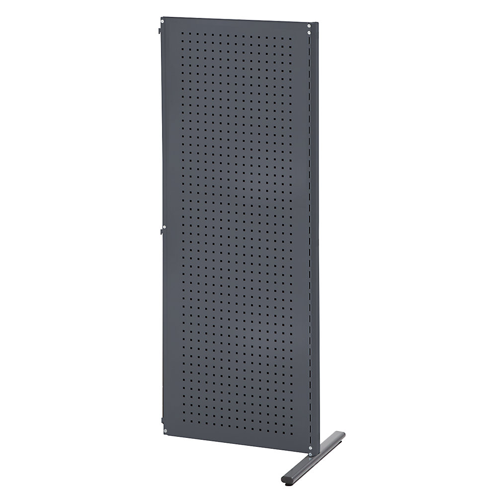 ANKE Industrieel scheidingswandsysteem, aanbouwelement, breedte 760 mm, antracietgrijs