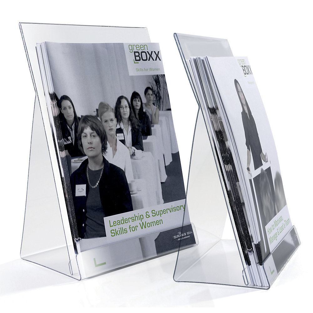 Durable Prospectusstandaard A4, h x b x d = 306 x 212 x 125 mm, VE = 6 stuks