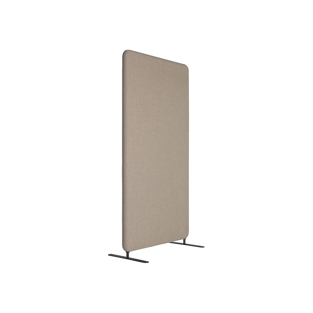 Akoestische scheidingswand Softline Salsa, textiel, h x b = 1500 x 1000 mm, beige