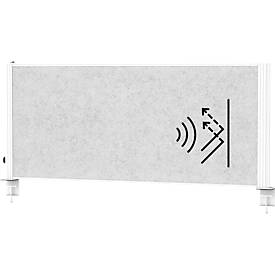 Maul bureauverdeler connecto Uplight, L 1200 x H 500 mm, LED-verlichting, wit