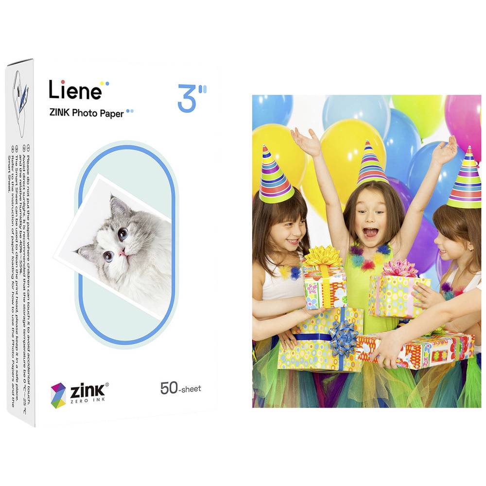 Liene Pearl Series KW001-65028 Fotopapier 50 x 76 mm 50 vellen Zelfklevend, Verwijderbaar