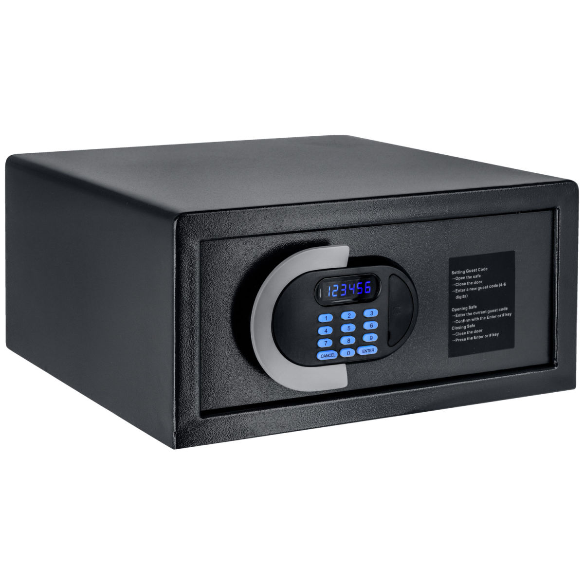 Kamerkluis Securo Medium; 25000ml, 40x19.6x42.4 cm (BxHxD); zwart