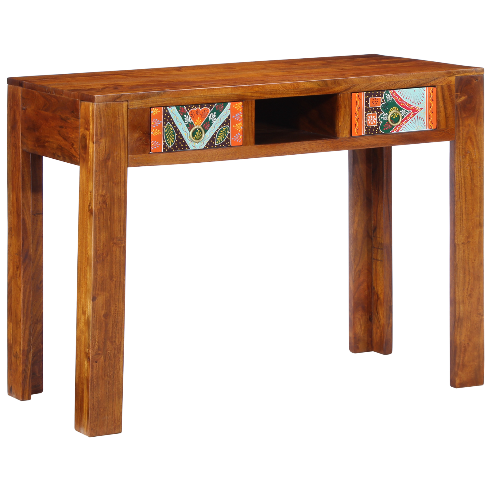 vidaXL Bureau 100x50x75 cm van Massief Acaciahout