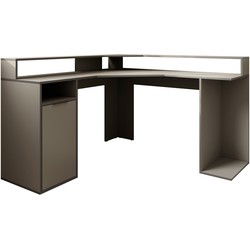 Meubella Bureau Charlotte - Grijs - 139 cm