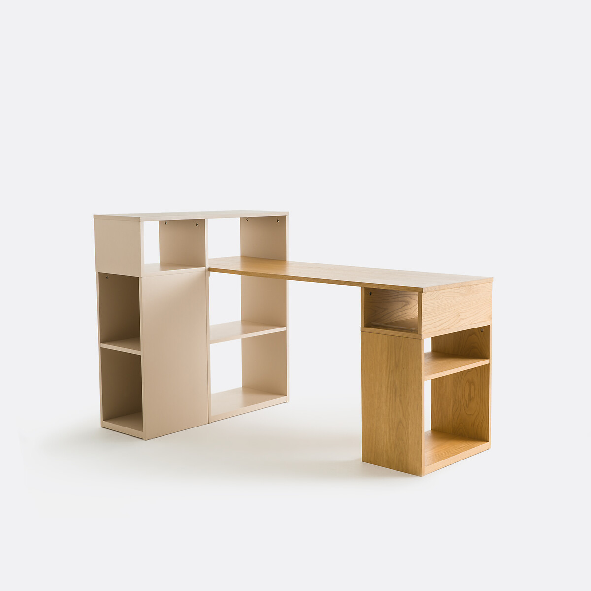 LA REDOUTE INTERIEURS Omkeerbaar hoekbureau met opbergruimte, Biface