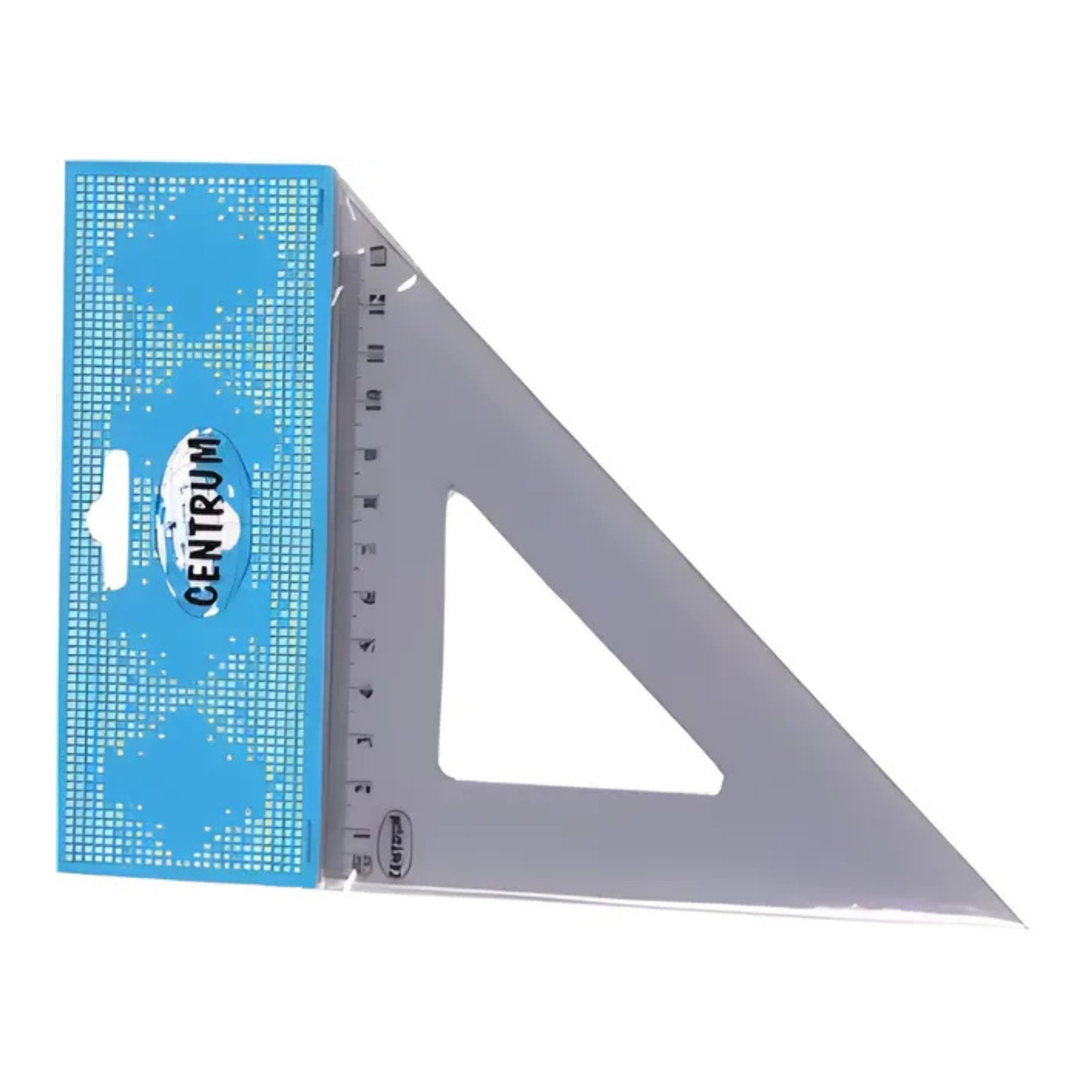 Centrum Tekendriehoek - 45 graden - kunststof - L13 cm - school/kantoor -