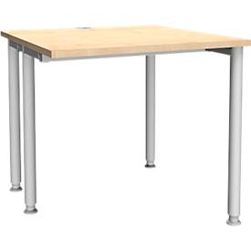 Schäfer Shop Genius Schäfer Shop  Genius Bureautafel MODENA FLEX, breedte 800 mm, aan een zijde ingekort, esdoorn