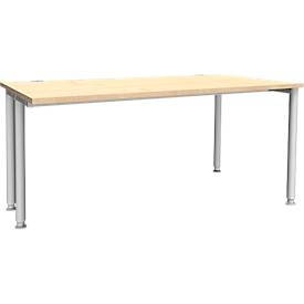Schäfer Shop Genius Schäfer Shop  Genius Bureautafel MODENA FLEX, breedte 1600 mm, aan een zijde ingekort, esdoorn