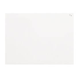 Franken glasbord, magnetisch, wandmontage in staand en liggend formaat, veiligheidsglas, zuiver wit, 1200 x 1500 mm