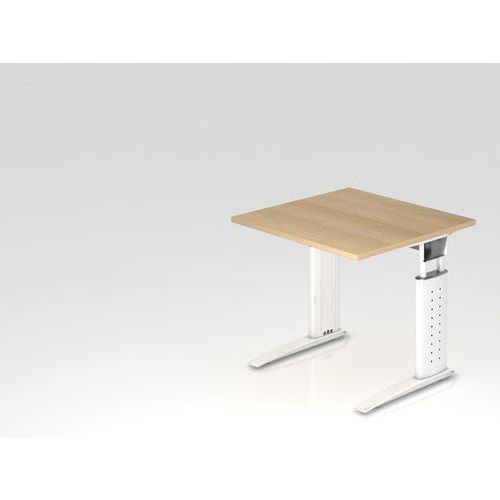 Hjh OFFICE PRO Unda 8 W, Melamine-gecoate spaanplaat, Eik