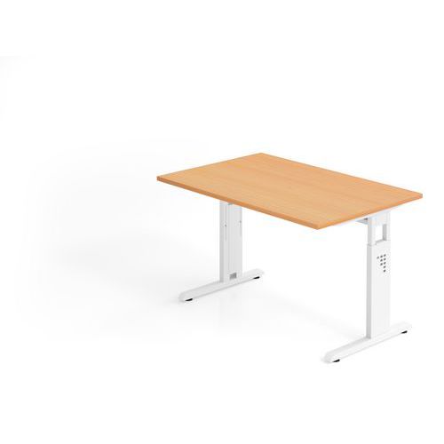 Hjh OFFICE PRO Mega 12 W, Melamine-gecoate spaanplaat, Beuken
