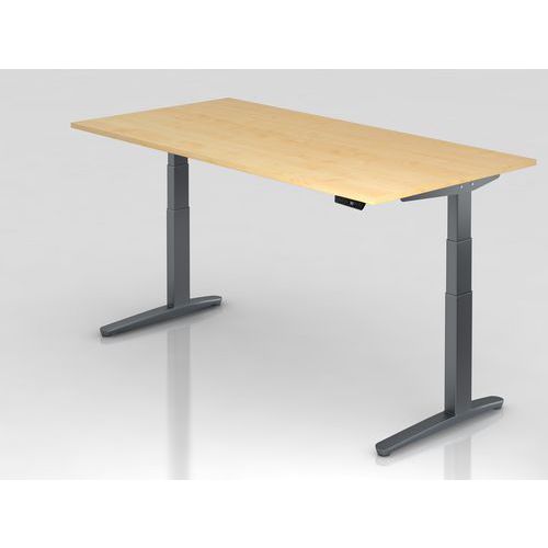 Hjh OFFICE PRO Xbhm 2E GG, Melamine-gecoate spaanplaat, Esdoorn